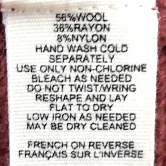 $148 Anthropologie Winter Goodies Sweater Small / Medium 2 4 6 8 Red Wool Cozy - Picture 8 of 11